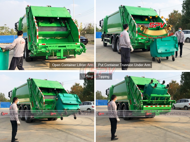 20 CBM Garbage Compactor Truck IVECO - Lifting 660 L